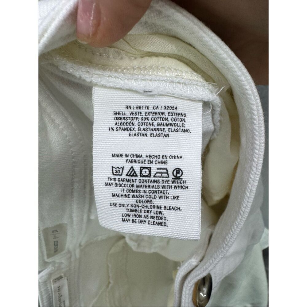 Anthropologie x Pilcro and the Letterpress High-Rise Bootcut Jeans White Size 32 - Picture 7 of 12